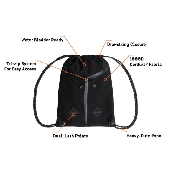 NWT -  Pelican Outdoor Field Pack – Stealth Black | CORDURA | Water-Resistant - Picture 3 of 12